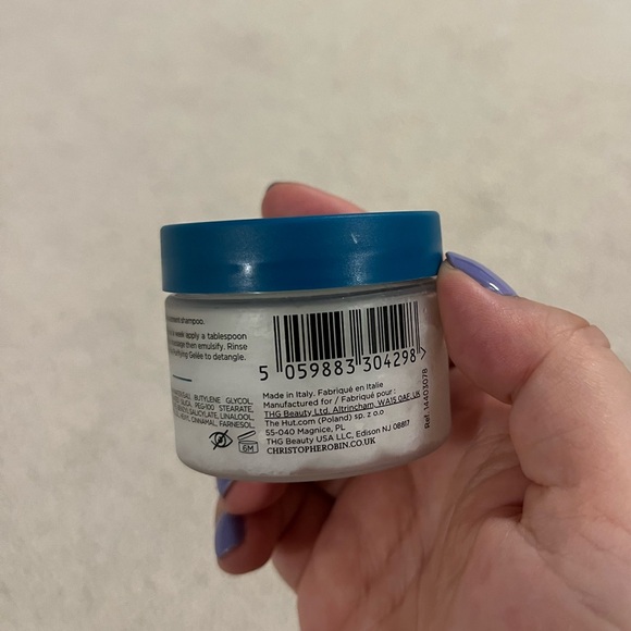 christophe robin cleansing purifying scrub with sea salt 40 ml Brand New Hair - Picture 3 of 3